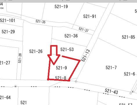 公図（521-9赤枠）